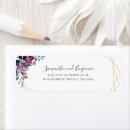Search for geometric return address labels Floral