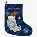 Search for moon christmas stockings Whimsical