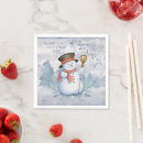 Search for snowman napkins Cute
