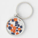 Search for orange and white pattern key rings Blue