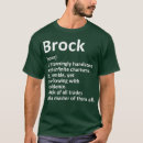 Search for brock name tshirts Birthday
