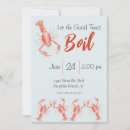 Search for low country boil invitations Crayfish