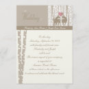 Search for birch wood wedding invitations Deer