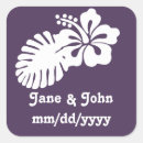 Search for purple hibiscus stickers Tropical