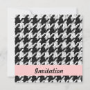 Search for houndstooth invitations Elegant