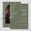 Search for minimalist floral wedding invitations Boho