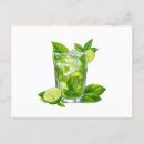 Search for mojitos postcards Glass