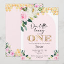 Search for little girl birthday invitations Watercolor flowers