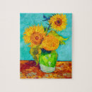 Search for van gogh sunflower puzzles Still life