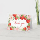 Search for strawberry thank you cards Floral