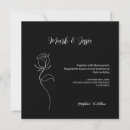 Search for black green white wedding invitations Simple