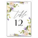 Search for purple table wedding table cards Floral
