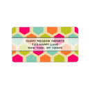 Search for hexagon return address labels Geometric