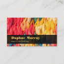 Search for bright color business cards Red