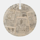 Search for newspaper christmas tree decorations French