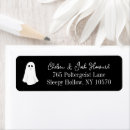 Search for october return address labels Black and white