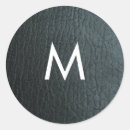Search for leather monogram stickers Faux