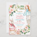 Search for tea 1st birthday invitations Alice in wonderland birthday