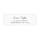 Search for engagement return address labels Simple