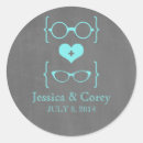 Search for glasses wedding stickers Modern