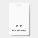 Search for blank id badges Work
