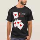 Search for ace of hearts tshirts Red