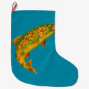 Search for fishing christmas stockings Trout