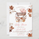 Search for vintage pram baby shower invitations Rustic