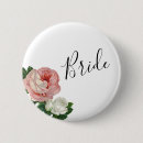 Search for white rose badges Bridesmaid