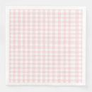 Search for pink gingham napkins Bow