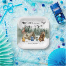 Search for campers paper plates Watercolor