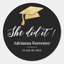 Search for she did it stickers Graduate