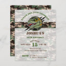 Search for camouflage birthday invitations Army birthday party