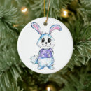 Search for cute bunny rabbit christmas tree decorations Baby