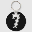 Search for number 7 key rings Men women