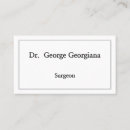 Search for surgeon business cards Professional