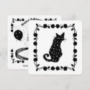 Search for a classy cat cards White
