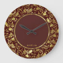 Search for gold and brown clocks Elegant