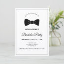 Search for black tie stag party invitations Minimalist