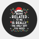 Search for funny christmas stickers Xmas
