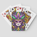 Search for mardi gras and masks playing cards Beads