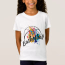 Search for basketball girls tshirts Watercolor