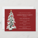 Search for red gold green christmas invitations Dinner party