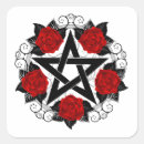 Search for red pentacle stickers Wiccan