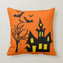 Search for haunted house halloween cushions Orange