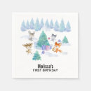 Search for watercolor woodland animals napkins Cute forest animals