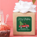 Search for green truck stickers Merry christmas