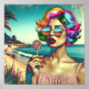 Search for lollipop art Retro