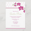 Search for fuschia bridal shower invitations Flowers