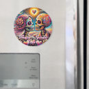 Search for sugar skull magnets Pink